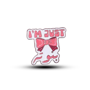 Metal sticker : I'm just a girl