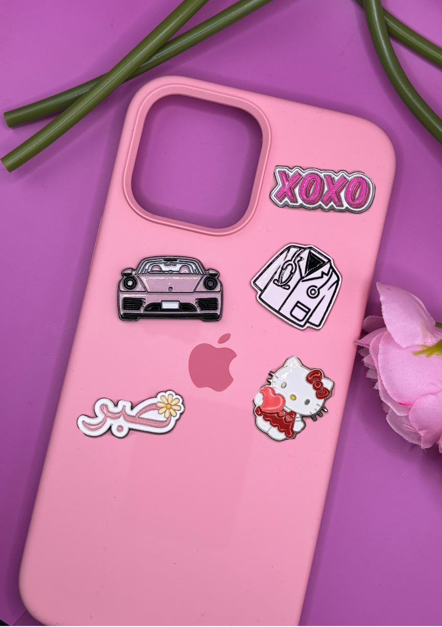 Lot 4 metal stickers au choix !