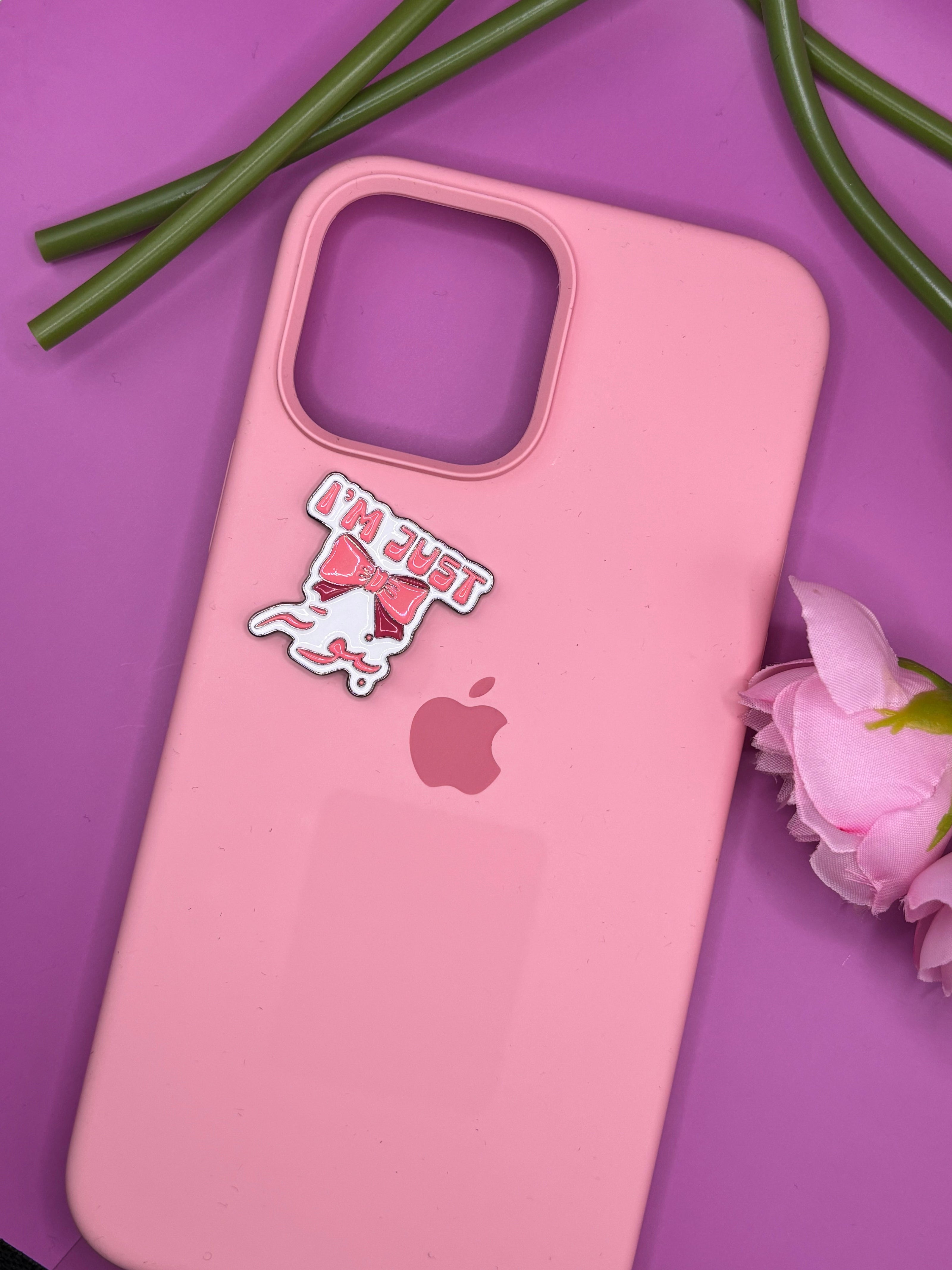 Metal sticker : I'm just a girl