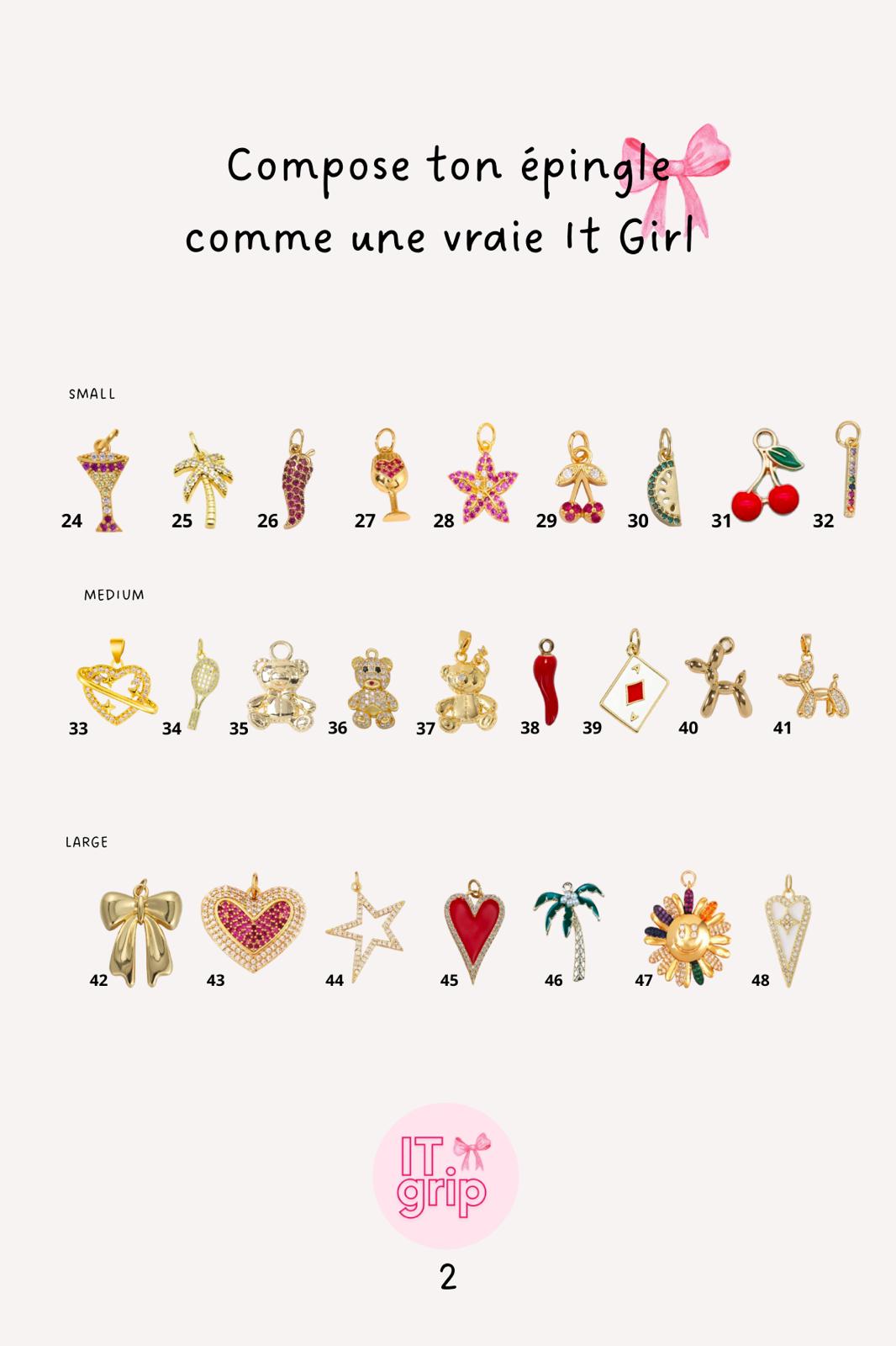 CREATIONS BAGS GRIP GOLD