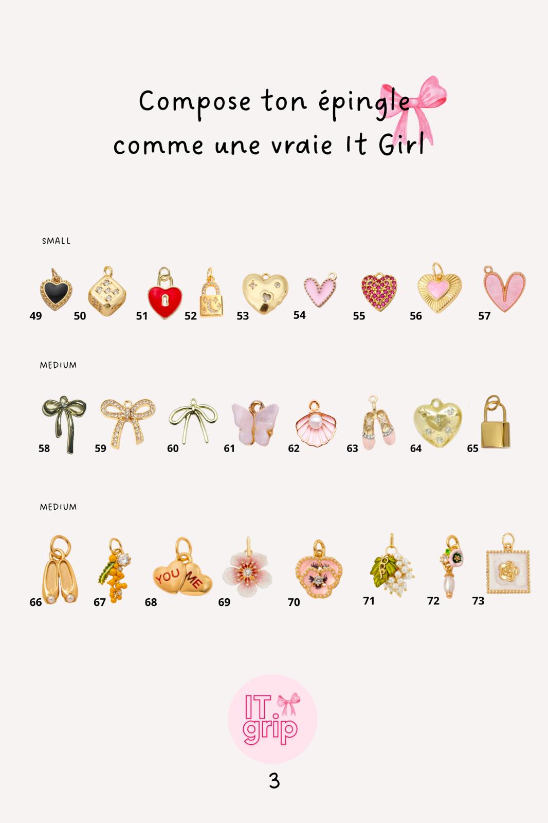 CREATIONS BAGS GRIP GOLD